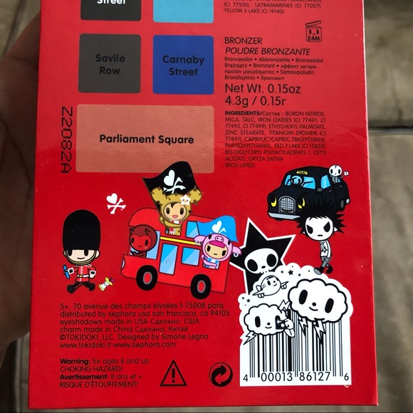 Tokidoki for Sephora "Love From London" Eyeshadow Palette Eye Shadow Makeup - Picture 8 of 12